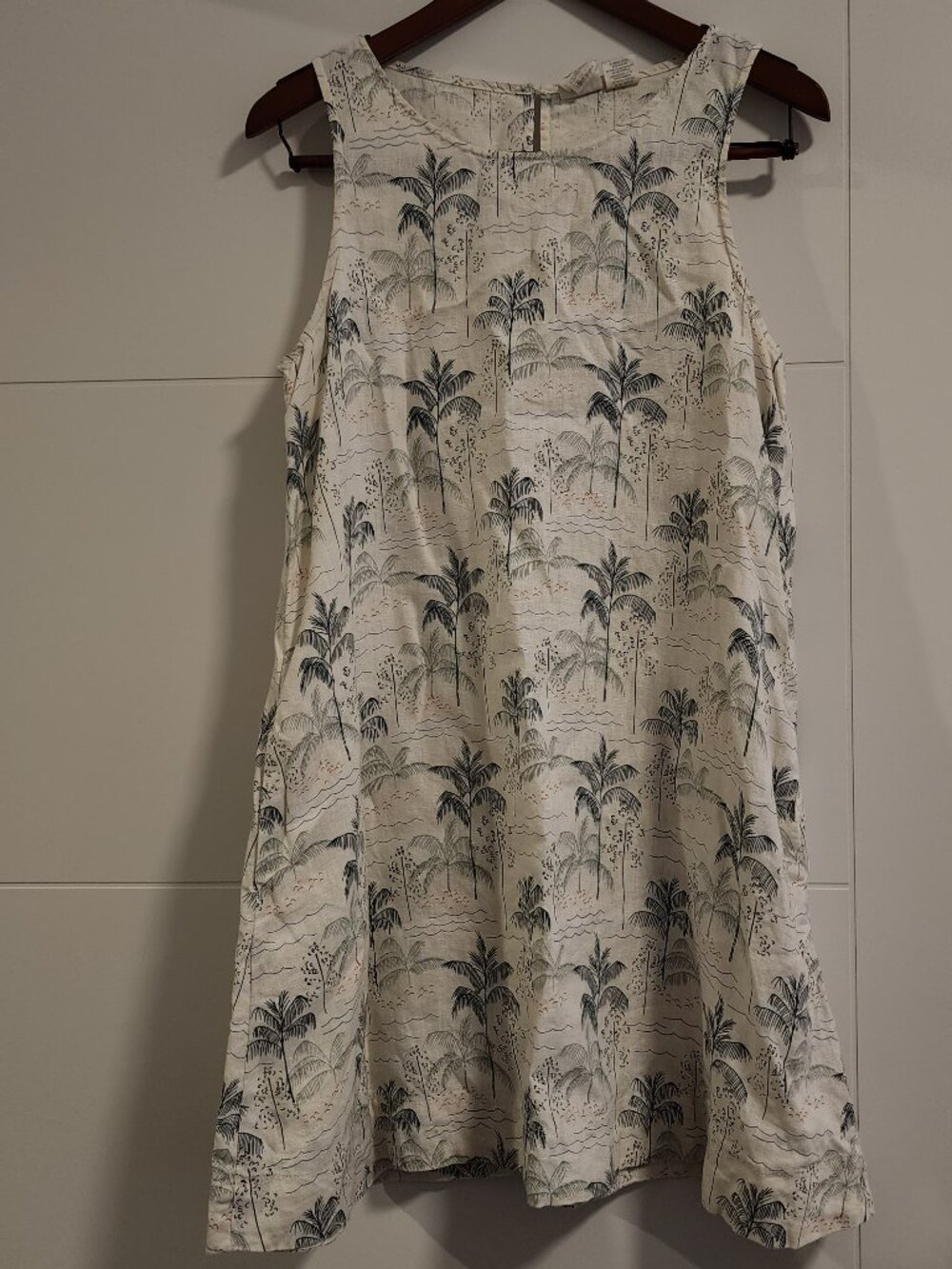 100% Linen Beach Cover Up Dress